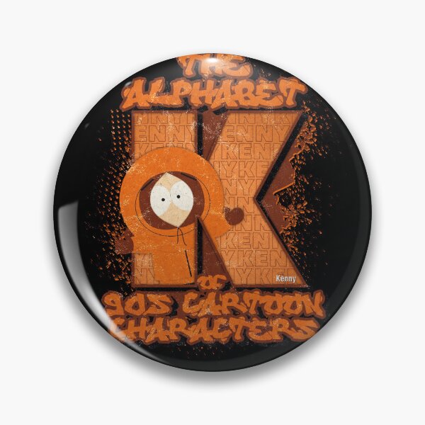 Item preview, The Alphabet of 90s Cartoon Characters Letter K is for Kenny designed and sold by More-dan-Prints.