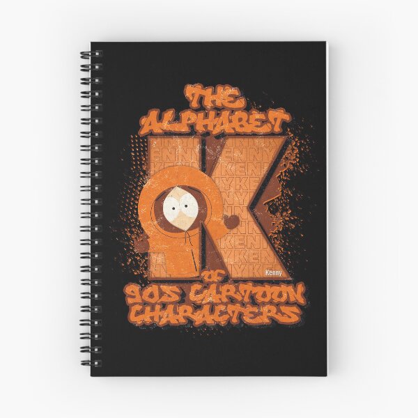 Item preview, The Alphabet of 90s Cartoon Characters Letter K is for Kenny designed and sold by More-dan-Prints.