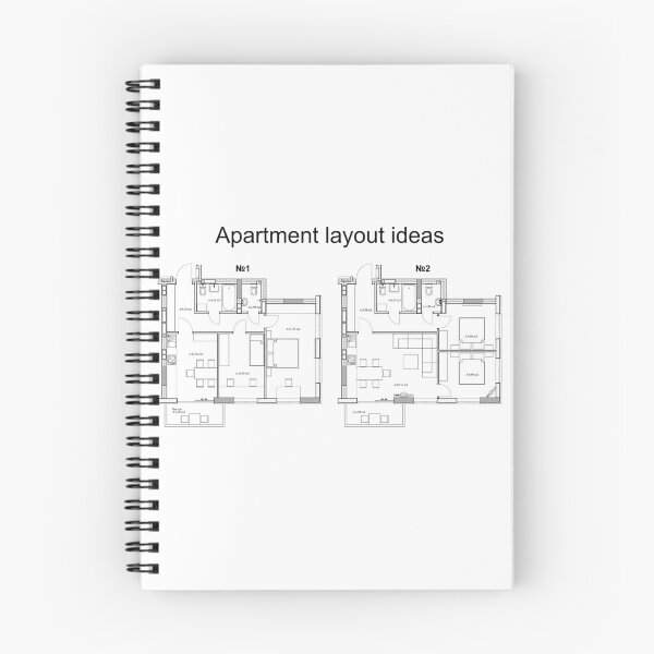 Item preview, Apartment layout ideas, vector blueprint	 designed and sold by Familyshmot.