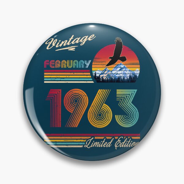 Item preview, February 1963 Birthday designed and sold by GreenSplash.