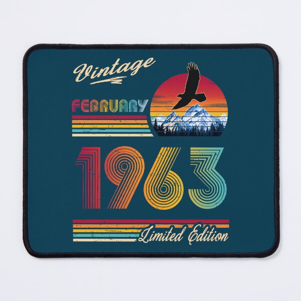 Item preview, February 1963 Birthday designed and sold by GreenSplash.