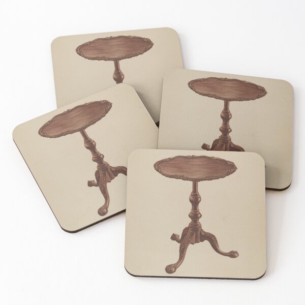 Item preview, Chippendale Table Lorenz Rothkranz Art Print designed and sold by KimCheetham.