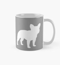 French Bulldog Silhouette (White) Mug
