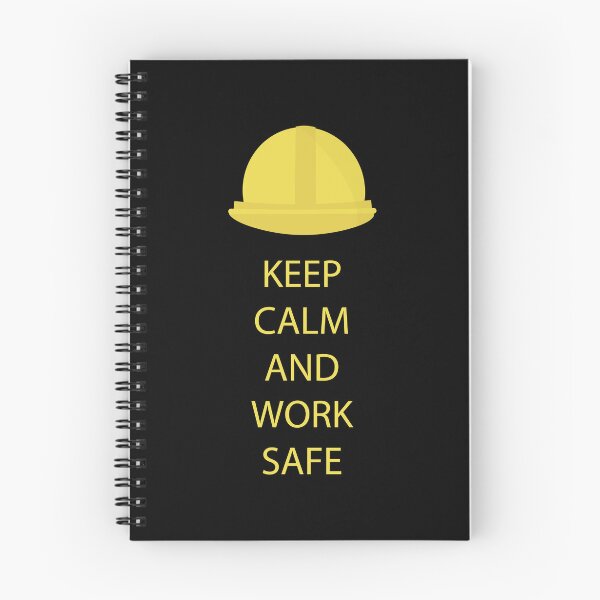 Item preview, Keep calm and work safe. Yellow hard hat designed and sold by Amnise.