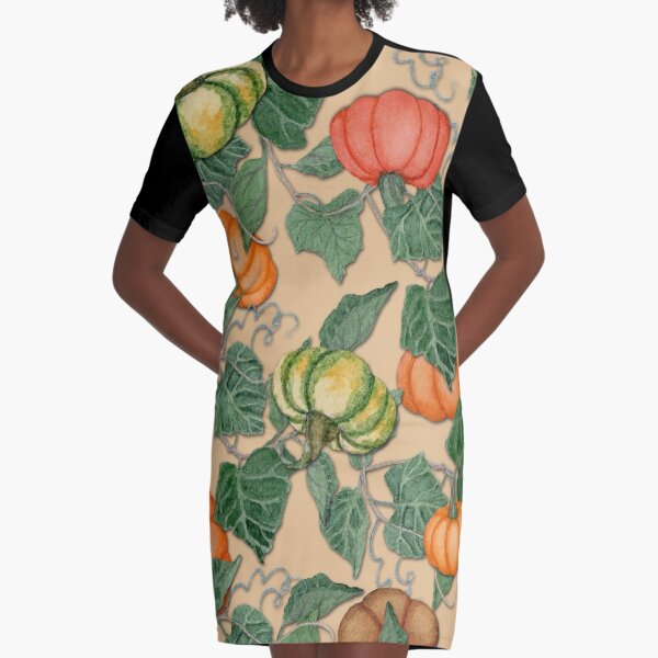 In the Pumpkin Patch Graphic T-Shirt Dress