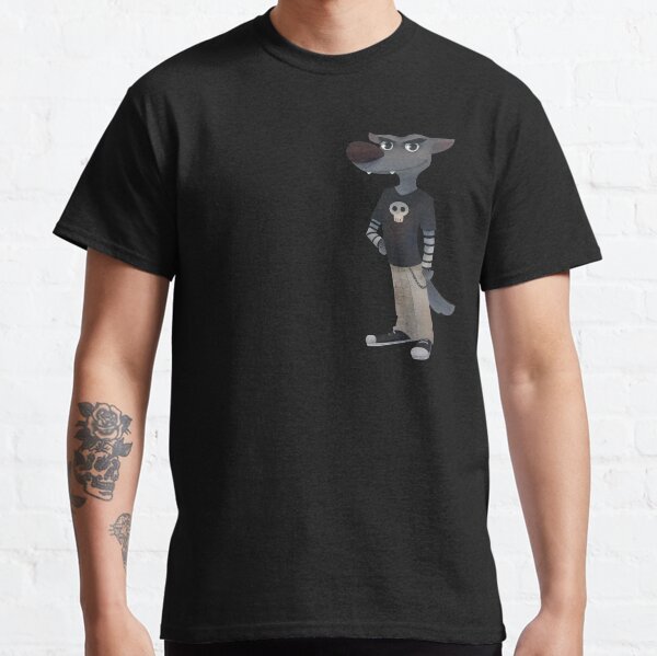 Lobo feroz - black wolf Camiseta clásica