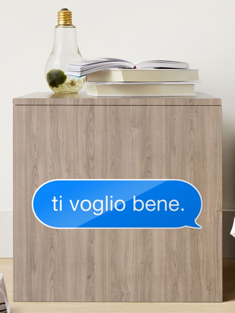 Ti voglio bene. Sticker for Sale by rawlex