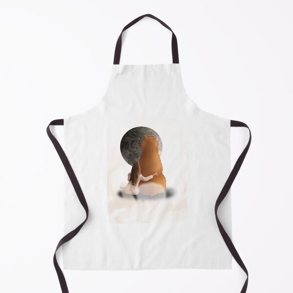 Item preview, bear moon girl friendship designed and sold by MyArtistry.