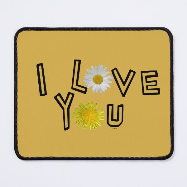 Item preview, I love you on spicy mustard designed and sold by AHELENE.