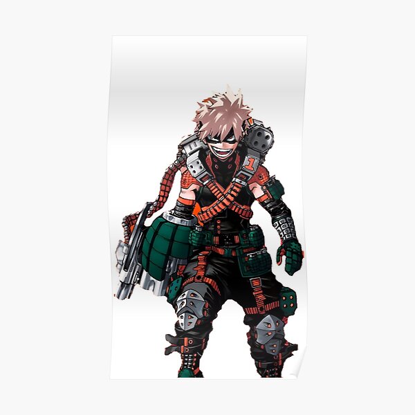 Bakugo Poster For Sale By Thebestindesign Redbubble 3701