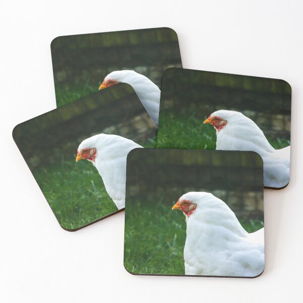 Item preview, white chicken designed and sold by Francespoppy.