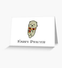 Harry Pawter Greeting Card