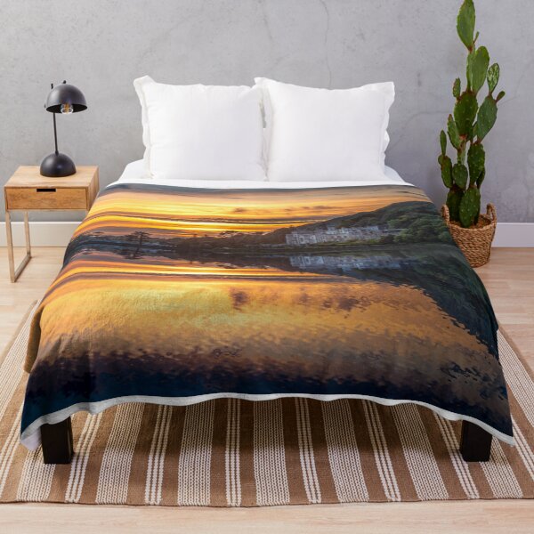 Item preview, Sunset at Kylemore Abbey, Connemara designed and sold by rogerstanger.