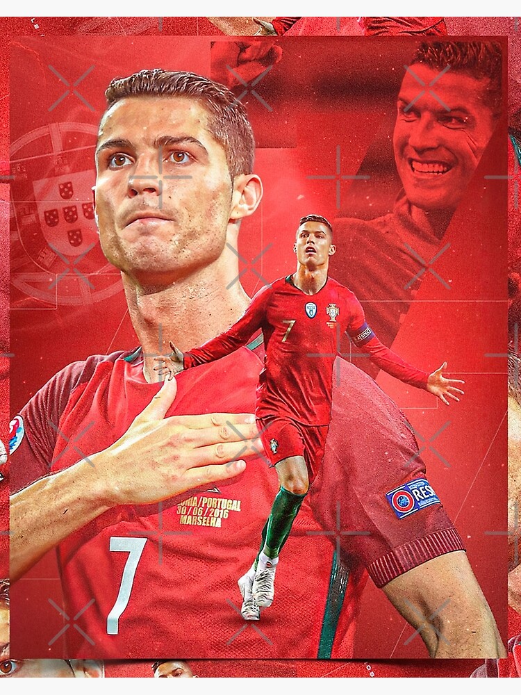 Cristiano Ronaldo Proud For Portugal Football Team ,Ronaldo Gift Idea,  Ronaldo Footballer , Football Poster , Football Print' Art Board Print for  Sale by lokiwithluv