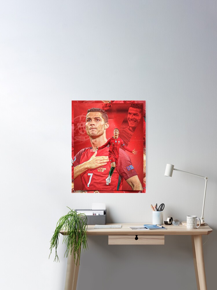 Cristiano Ronaldo Proud For Portugal Football Team ,Ronaldo Gift Idea,  Ronaldo Footballer , Football Poster , Football Print Art Board Print for  Sale by lokiwithluv