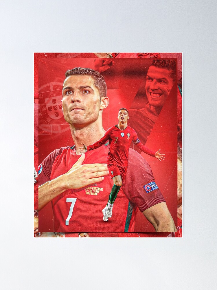 Cristiano Ronaldo Proud For Portugal Football Team ,Ronaldo Gift Idea,  Ronaldo Footballer , Football Poster , Football Print' Poster for Sale by  lokiwithluv