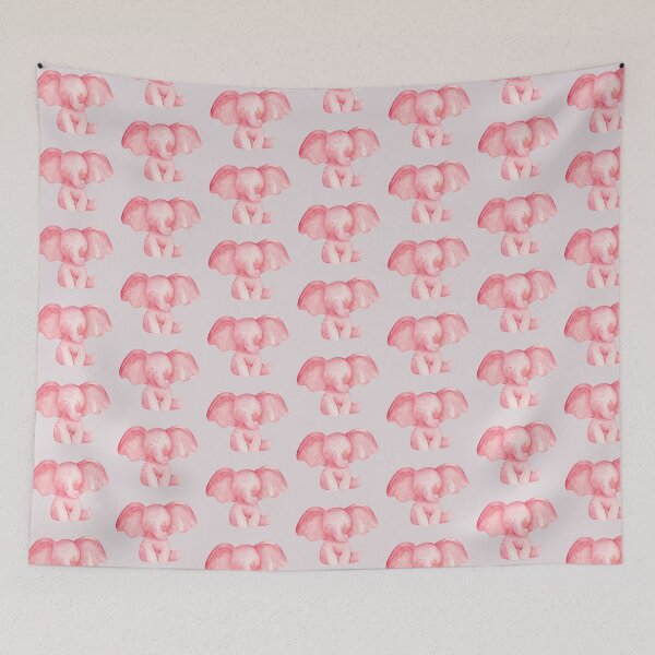 Item preview, Cute pink elephant  designed and sold by alisonsadler.