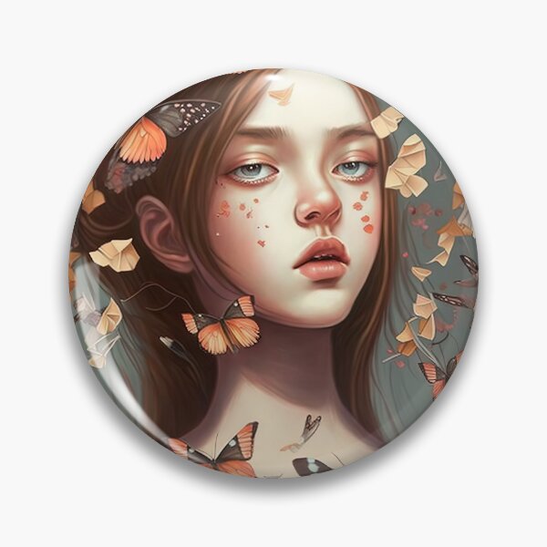 Item preview, Girl Surrounded by Butterflies 4 designed and sold by Juliascutecornr.
