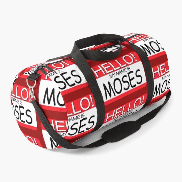 Item preview, "HELLO! MY NAME IS MOSES" NAME TAG designed and sold by WOOFANG.