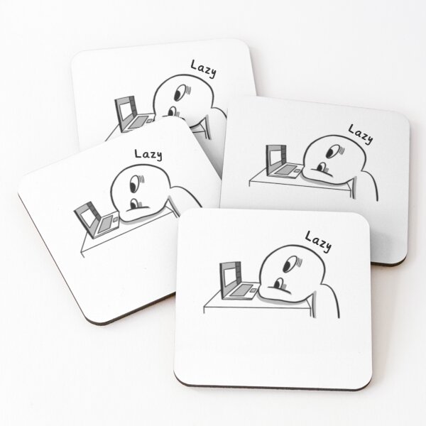 Item preview, Funny emotion character : Lazy designed and sold by Maitanmai1.