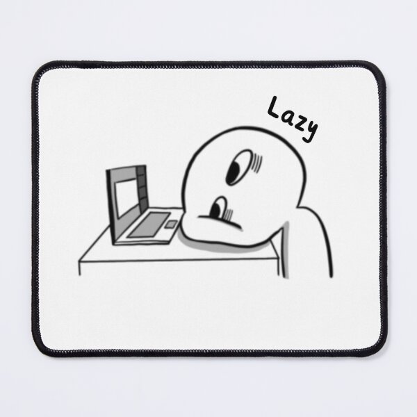 Item preview, Funny emotion character : Lazy designed and sold by Maitanmai1.