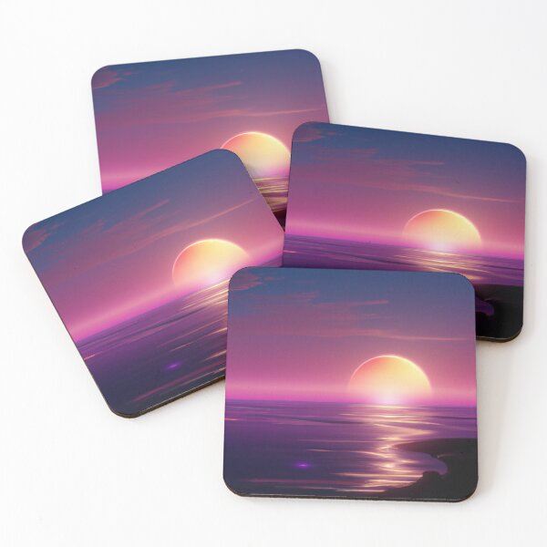 Item preview, A sunset over a body of water (5) designed and sold by aryan-gallery.