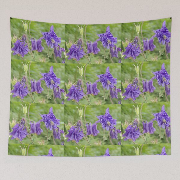 Item preview, Purple Columbines designed and sold by Kathleen Brant.