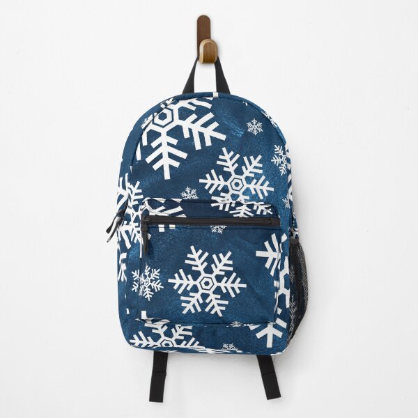 Item preview, Simple White Snowflakes Pattern on Blue designed and sold by Coffee Lifestyle.