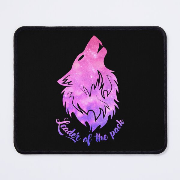Item preview, Leader of the Pack - Gradient Pink Lavender Purple Outer Space Howling Alpha Wolf Head designed and sold by Cawaiico.