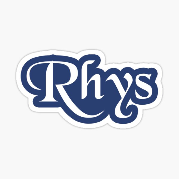 Aperçu de l'œuvre Nom Rhys personnalisé - Nom Rhys créée et vendue par MOONINSPIRATION.