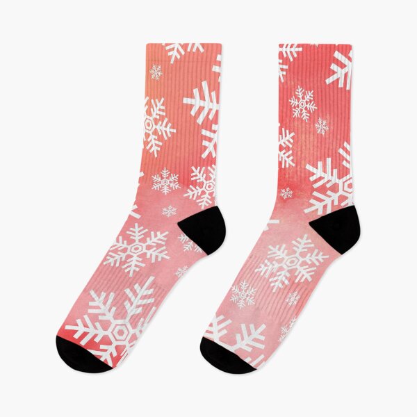 Item preview, Simple White Snowflakes Pattern on Red Fog designed and sold by Coffee Lifestyle.