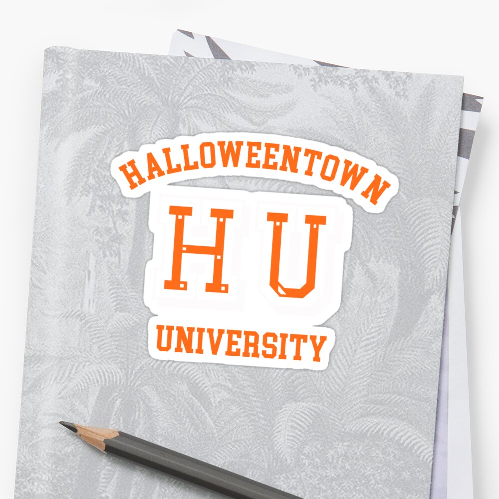 Download "Halloweentown University " Sticker by ryanturnley | Redbubble