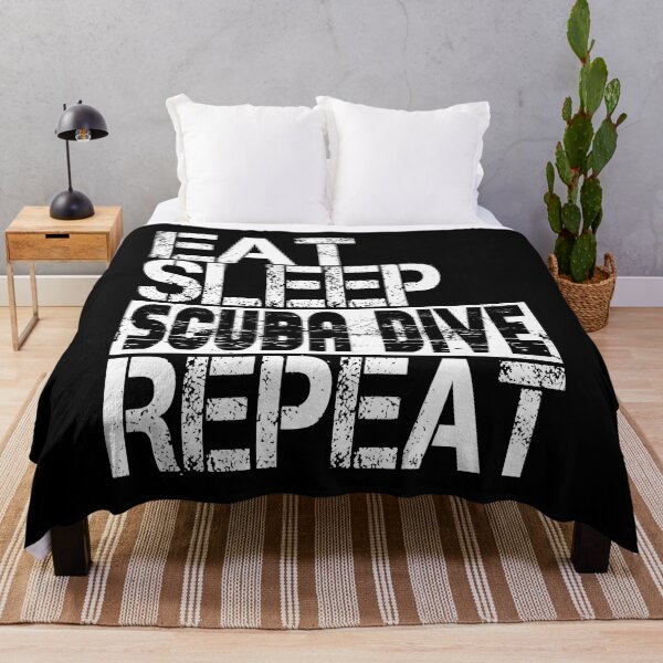 Item preview, Eat Sleep Scuba Dive Repeat, Grunge  designed and sold by ACC .