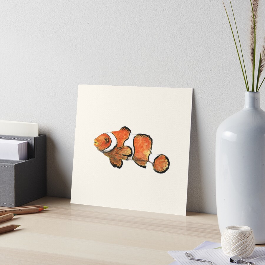 Clownfish Art Board Print