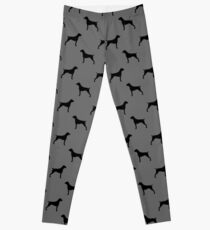 German Shorthaired Pointer Silhouette(s) Leggings