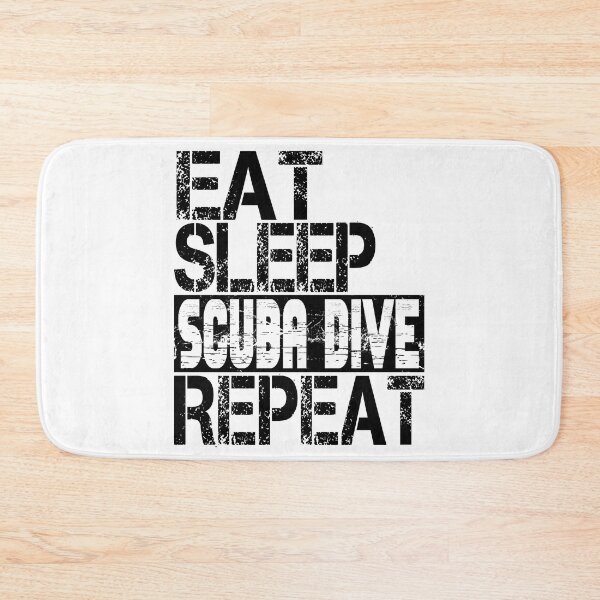 Item preview, Eat Sleep scuba dive, Repeat, Grunge  designed and sold by ACC .