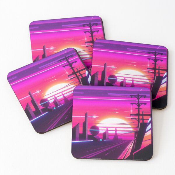 Item preview, The sun is setting over a train track designed and sold by aryan-gallery.