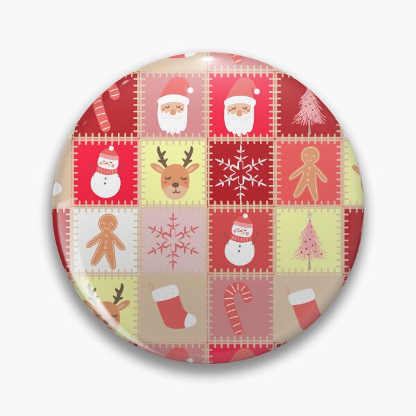 Item preview, Christmas Patchwork Pattern designed and sold by Coffee Lifestyle.