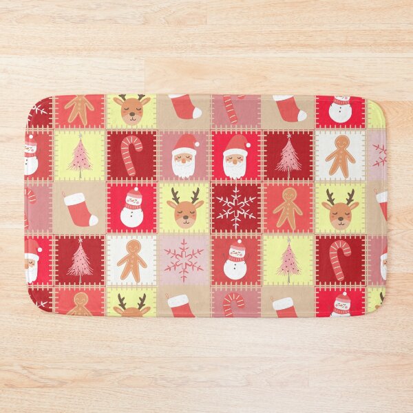 Item preview, Christmas Patchwork Pattern designed and sold by Coffee Lifestyle.