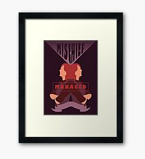 Mischief Managed Framed Print
