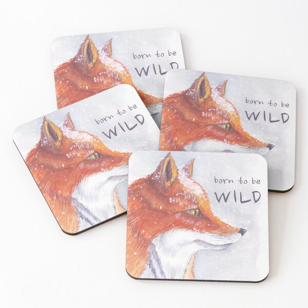 Item preview, Cute Red Fox in Snow designed and sold by Wolshebnaja.