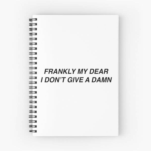 Item preview, FRANKLY MY DEAR, I DON'T GIVE A DAMN designed and sold by sadtonic.