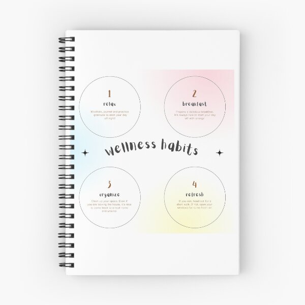 Item preview, Wellbeing Journal designed and sold by MICKSPIKS.