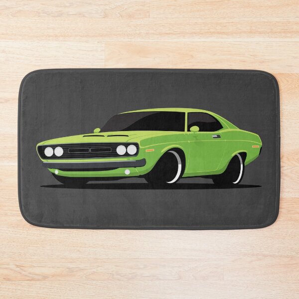 Item preview, American Muscle Pony Car Green Illustration designed and sold by blackdogshop.