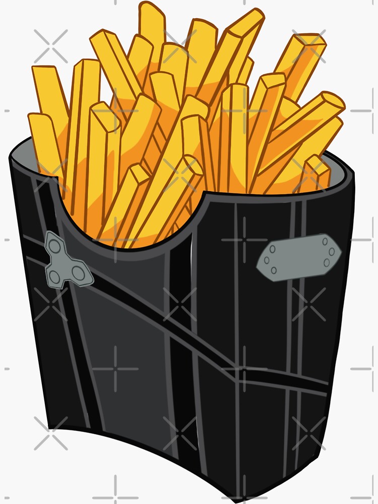 "French Fry Sword Art Online Kirito " Sticker for Sale by HHGizmo Redbubble