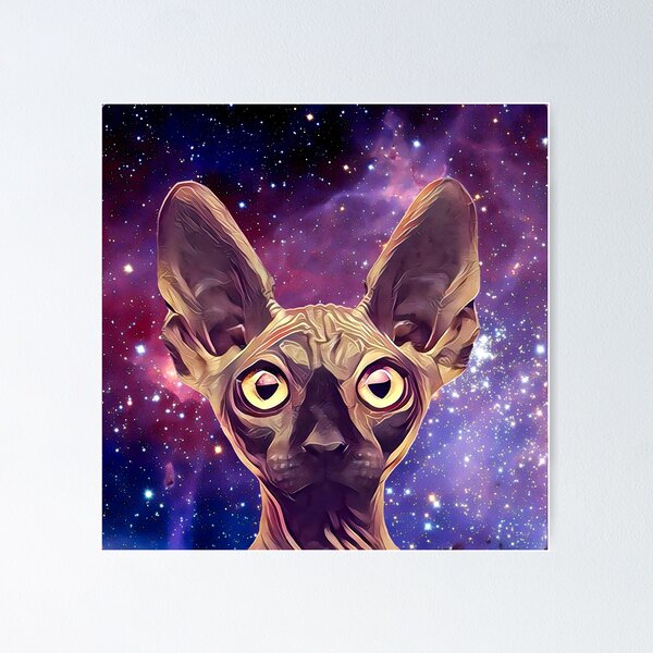 Aperçu de l'œuvre Galaxy Cat créée et vendue par FallenBrick.