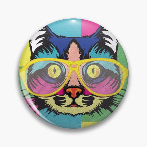 Item preview, cat with glasses designed and sold by ArtDesignUSA.