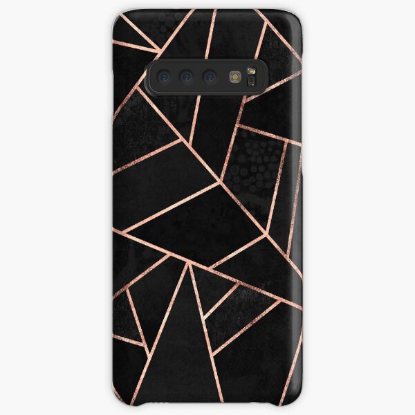 Velvet Black And Rose Gold Samsung Galaxy Snap Case