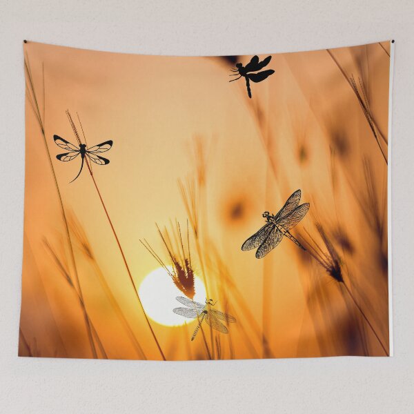 Item preview, Dragonflies at Sunset designed and sold by tomorrowsart.