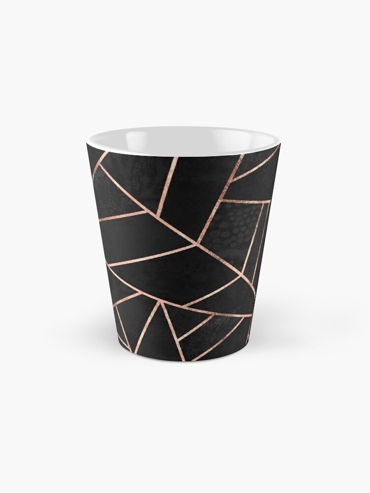 Alternate view of Black And Rose Gold Coffee Mug